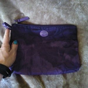 Coach travel/makeup bag